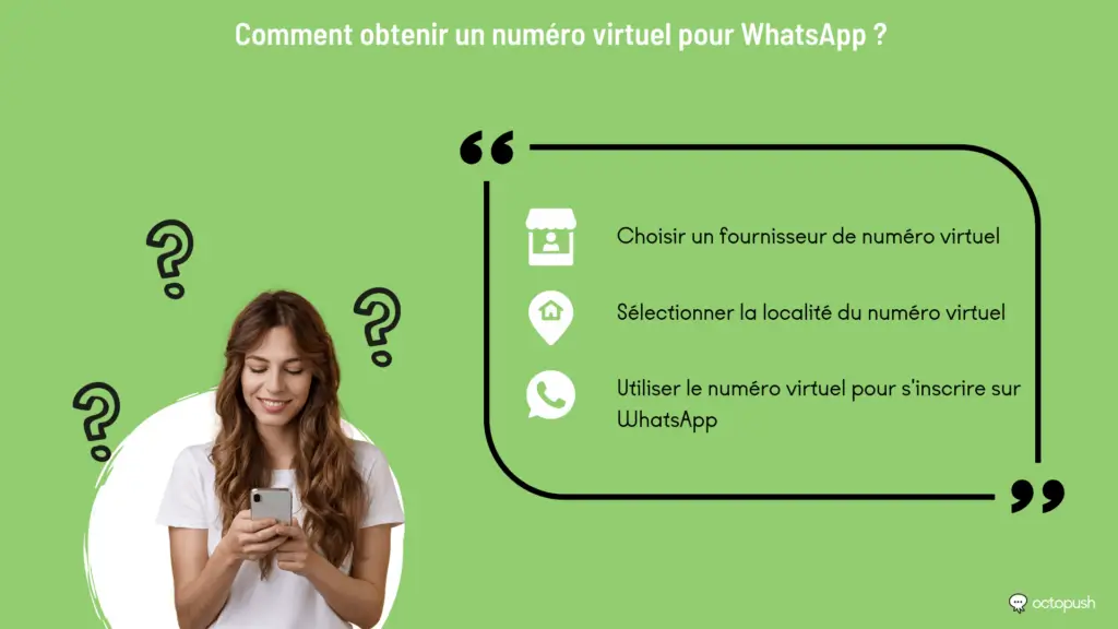 Comment obtenir un numéro virtuel pour WhatsApp ?
