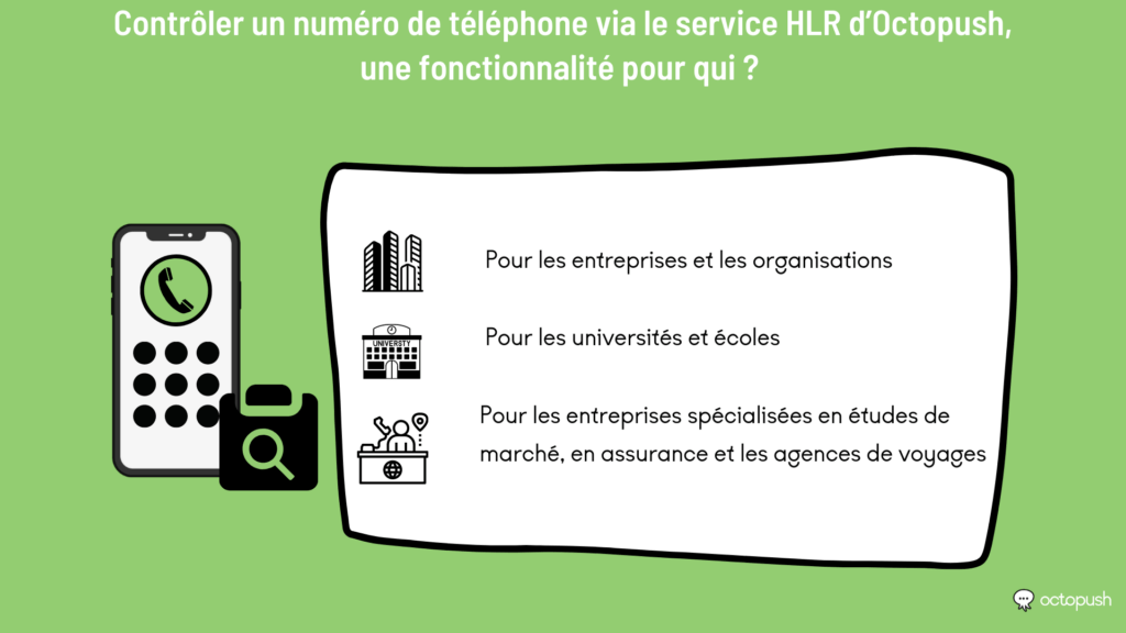 Contrôler un numéro de téléphone via le service HLR Lookup, une fonctionnalité pour qui ?