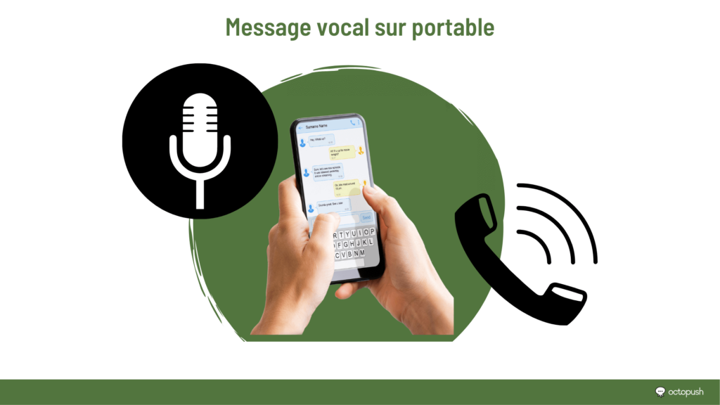 message vocal portable