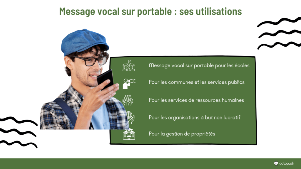 message vocal portable utilisations