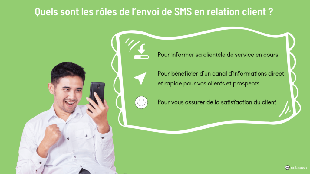 Quels sont les rôles de l’envoi de SMS en relation client ?