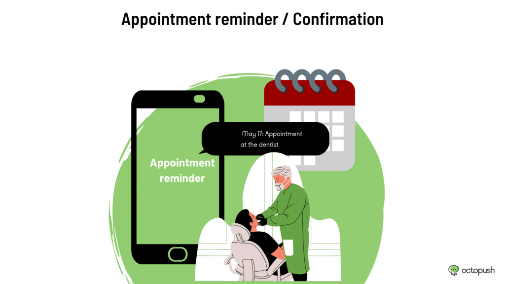 Appointment reminder / confirmation