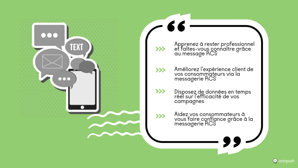 Les avantages du message RCS comparé au SMS