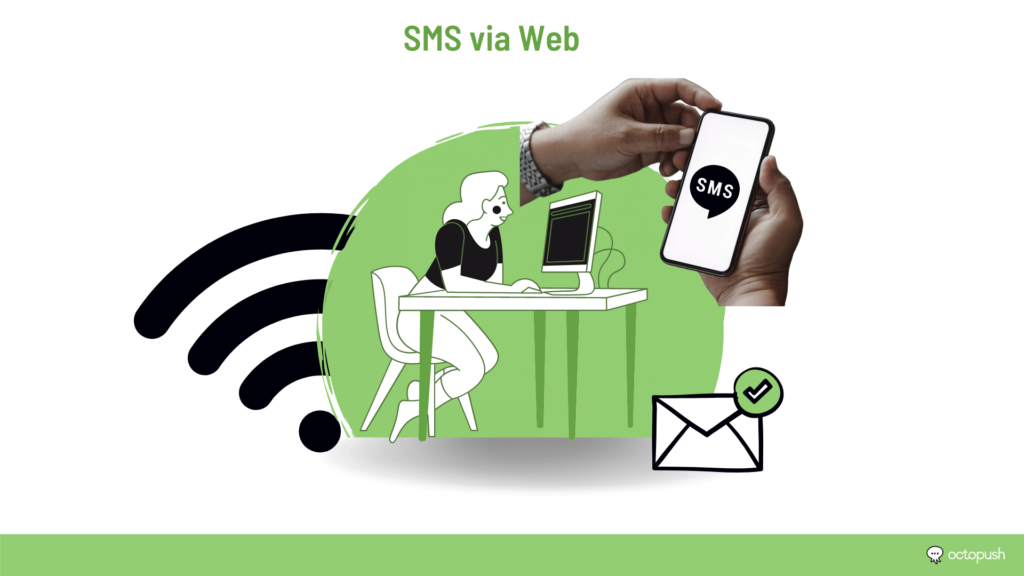 SMS via web