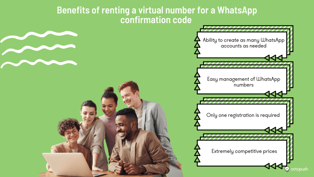 Benefits of renting a virtual number for a WhatsApp confirmation code