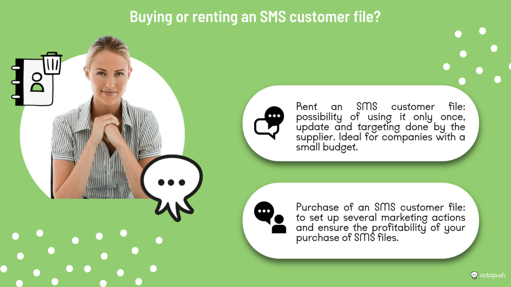 byng renting sms customer file