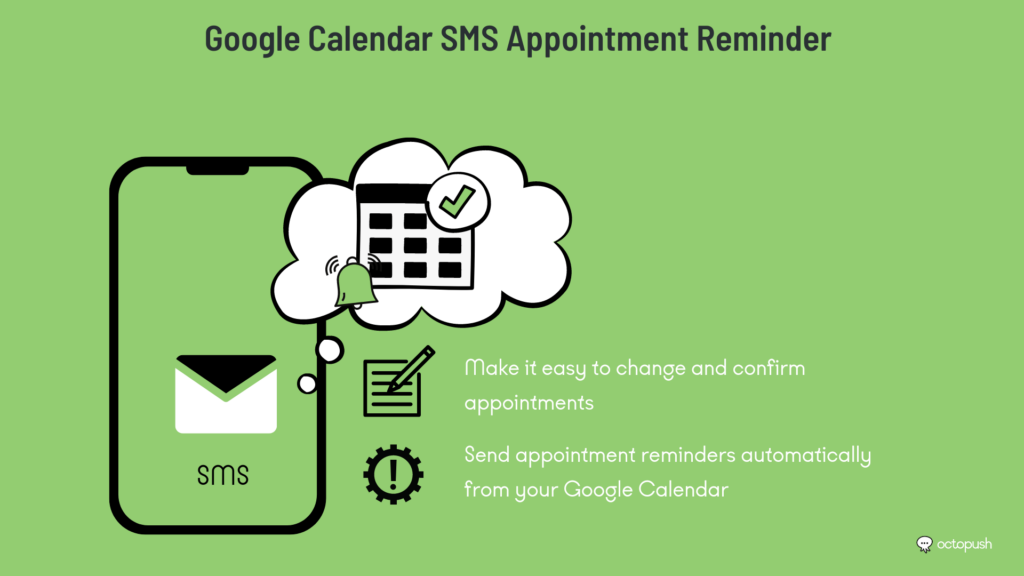 Google Calendar SMS Appointment Reminder What for ? Octopush