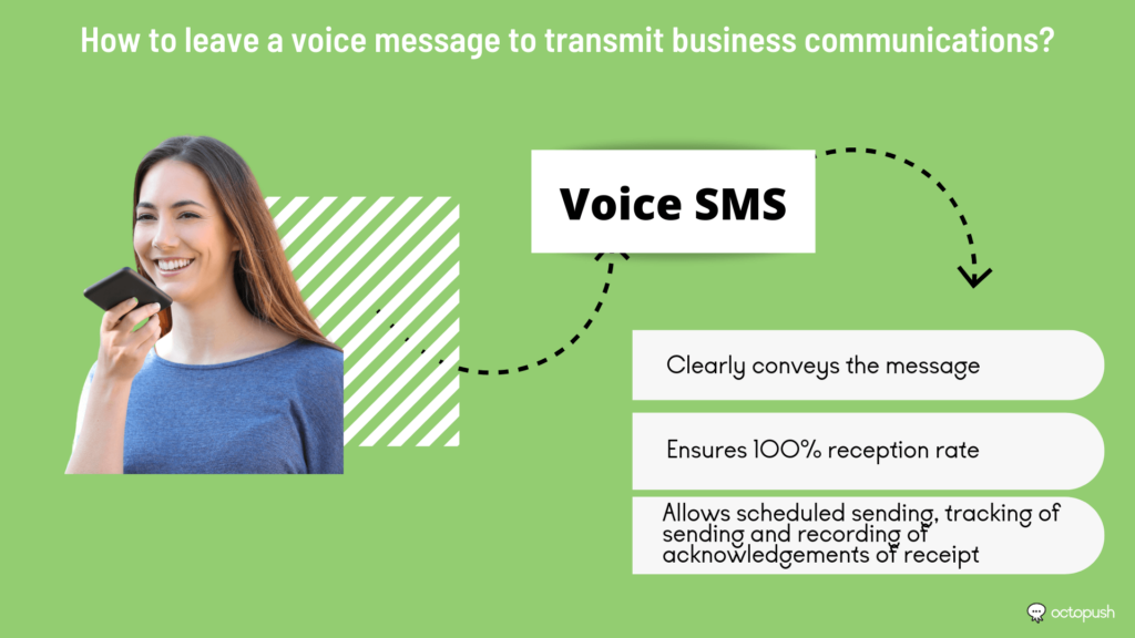 How to leave a voice message to transmit professional communications?