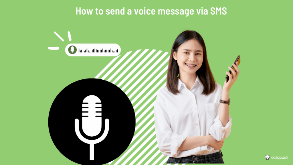 How to send a voice message via SMS?