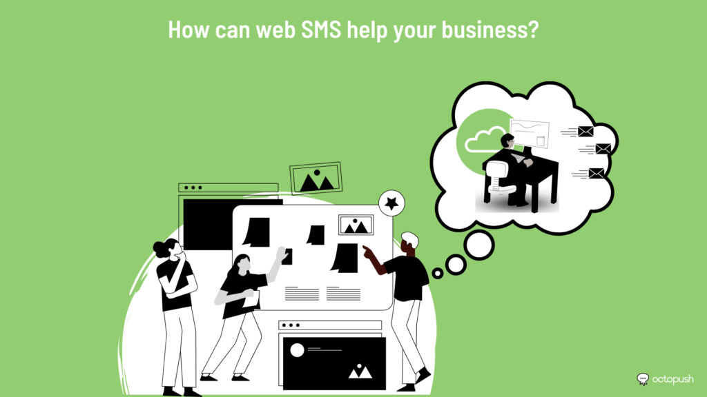 how web sms help business