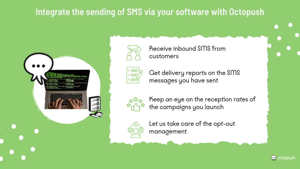 Send SMS via your software with Octopush