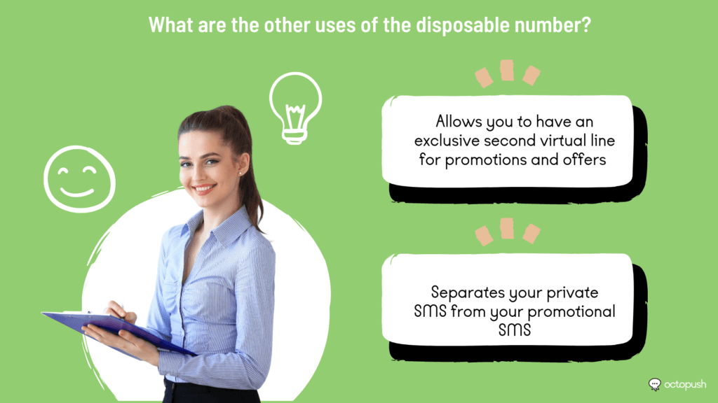 What are the other uses of the disposable number?
