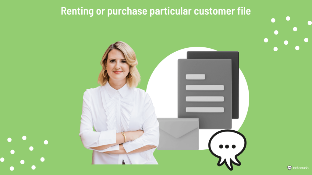 renting purchase particular customer file