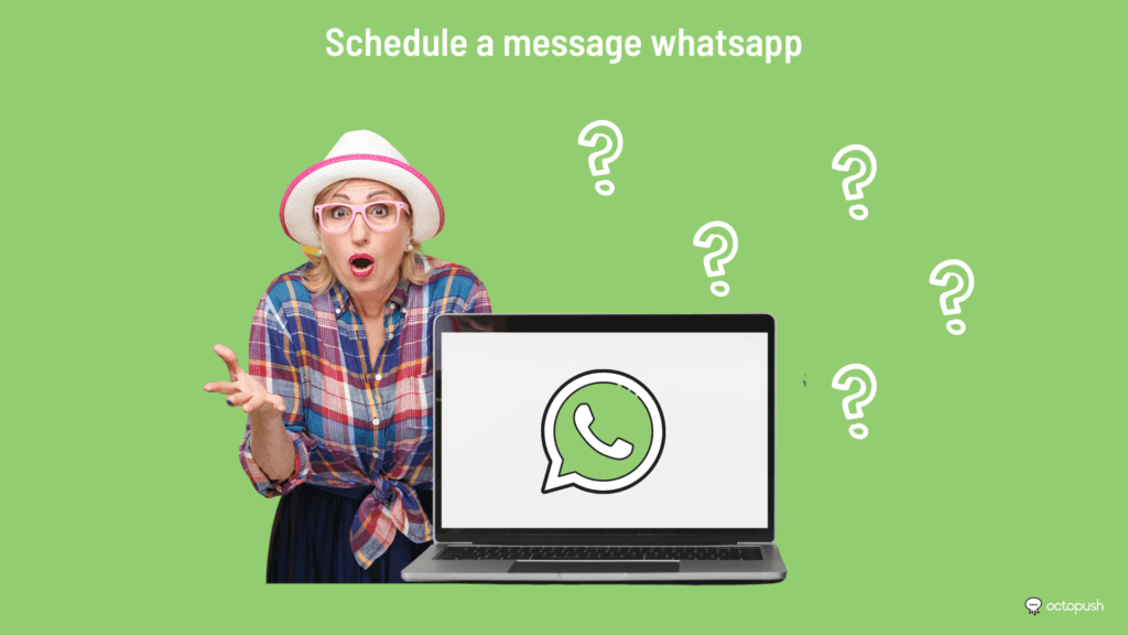 Schedule a message on WhatsApp