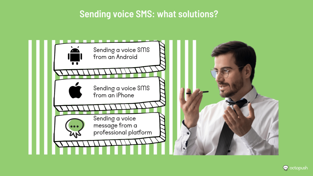 Which solutions to send voice SMS?