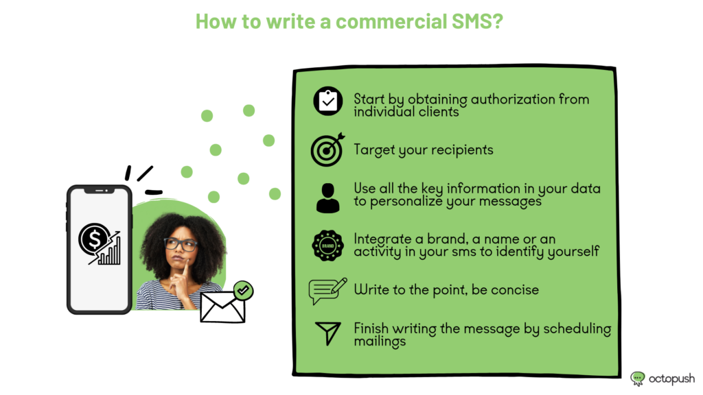 How to write a commercial SMS?