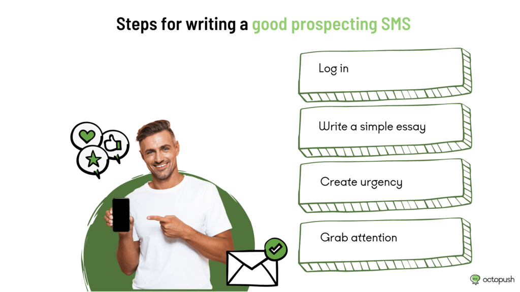 Steps for writing a good prospecting SMS