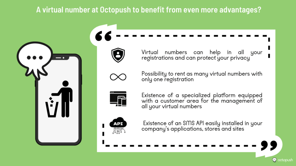 A virtual number at Octopush to get even more advantages
