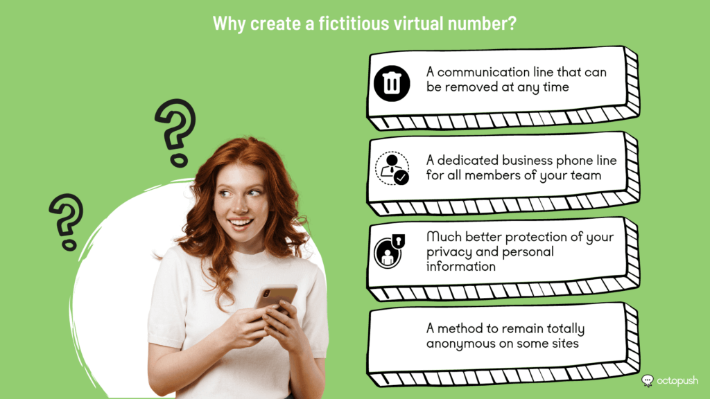 Why create a fictitious virtual number?