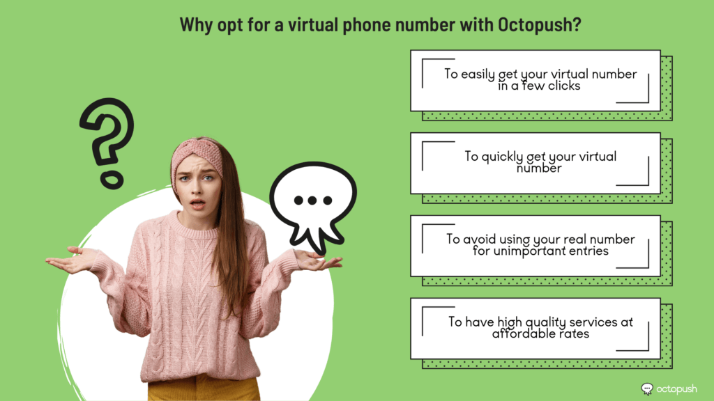 Why should you choose a virtual phone number at Octopush ?