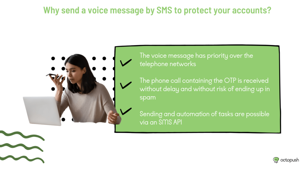 Why send a voice message by SMS to protect your customer accounts?